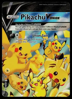 Pokemon SWSH: Sword & Shield Promo Cards SWSH139 Pikachu V-Union - Image 1