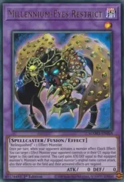 Yugioh! LP Millennium-Eyes Restrict - MAMA-EN064 - Ultra Rare - 1st Edition Ligh - Image 1