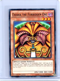 Exodia the Forbidden One 1st Edition Common Legendary Decks II LDK2-ENY04 LP - Image 1
