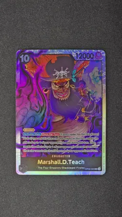 Marshall D Teach SR OP09-093 M PF OPTCG One Piece The Best Vol 2 Series - Image 1