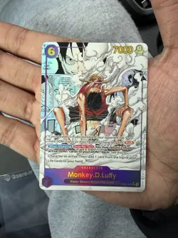 One Piece Monkey D Luffy EB02-061 Alt Art Manga Rare - Image 3