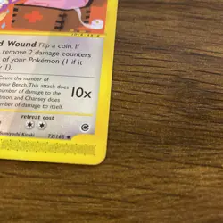 Pokemon Chansey Expedition Base Set 72/165 Uncommon Card - Image 2