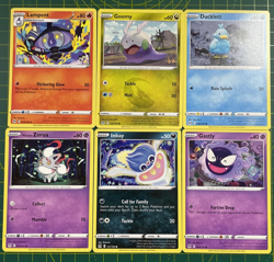 Pokemon TCG 6 Card Bundle Lost Origin Non Holo Regular Common/Uncommon NM - Image 1