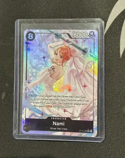 Bandai One Piece Card Game Nami SP OP15-086 Special Foil SR 8C 6000 - Image 3