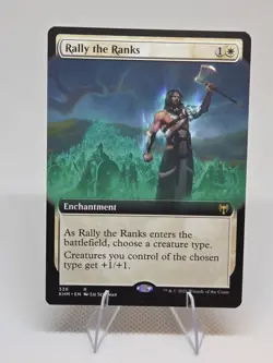 Rally the Ranks (Extended Art) X1 KHM MTG Kaldheim - Image 1