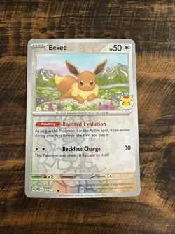 Eevee - (Pokemon Day 2025) (Reverse Cosmos Holo) 074/131 Miscellaneous Cards... - Image 1
