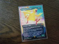 MTG Final Fantasy Traveling Chocobo Borderless Non-Foil Mythic M 0406 - Image 1