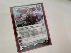 MTG The Wandering Emperor *Non-Foil* Promo MT/NM Neon Dynasty PW Stamp - Image 1