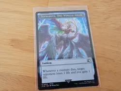 Emblem - Sephiroth, One-Winged Angel Robot Warrior Double-Sided Token FF NM - Image 1