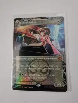 Peter Parker (0208) Borderless Foil SPM 208 NM - Image 1