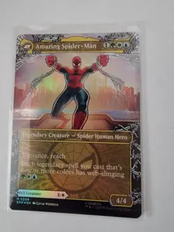 Peter Parker (0208) Borderless Foil SPM 208 NM - Image 2