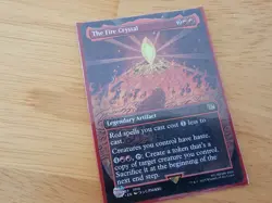 Magic: The Gathering The Fire Crystal Borderless Non-Foil NM - Image 1