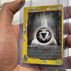 Pokemon Card - Metal Energy Japanese VS Series Reverse Holo HP/MP Vintage TCG - Image 2