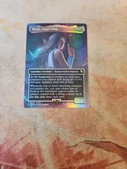 Rinoa, Angel Wing Borderless FOIL Commander Final Fantasy MTG NM - Image 1