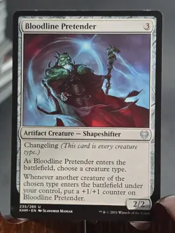 Bloodline Pretender Kaldheim MTG Regular Lightly Played - Image 1