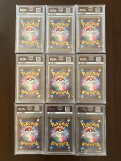 PSA10 Yu Nagaba Pokemon Card Game Eevee's Complete Promo 9 Set PSA 10 - Image 2