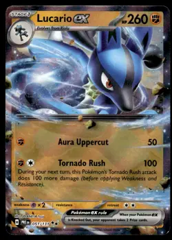 Pokemon TCG Prismatic Evolutions #051/131 Lucario ex - Image 1