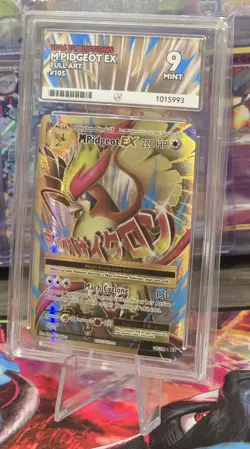 M Pidgeot EX 105/108 XY Evolutions 2016 Full Art Graded ACE Mint 9 Pokemon TCG - Image 3