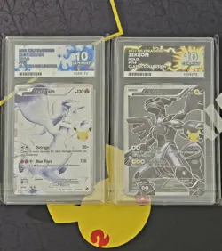 Sequential ACE 10 Reshiram & Zekrom Celebrations Classic Collection Pokemon Pair - Image 1