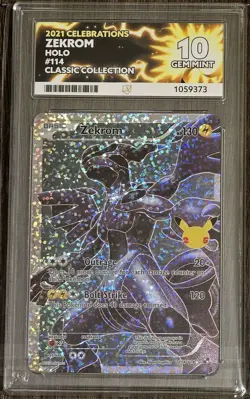 Sequential ACE 10 Reshiram & Zekrom Celebrations Classic Collection Pokemon Pair - Image 4