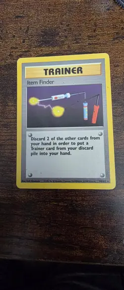 Item Finder 103/130 Rare Base Set 2 Pokemon Lightly Played - Image 1