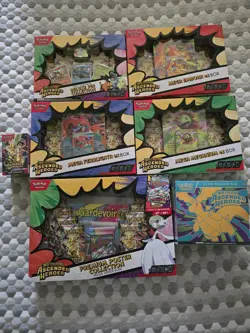 Pokemon Ascended Heroes Premium Poster & Pin Collection Sealed - Image 1