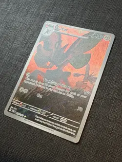 Pokemon TCG Scizor Holo Card 205/197 Obsidian Flames Near Mint Condition - Image 2