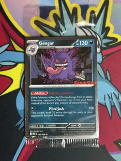 Pokemon Gengar 050/088 Cosmos Holo Promo GameStop Stamped Factory Sealed - Image 1