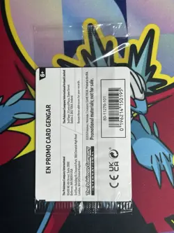 Pokemon Gengar 050/088 Cosmos Holo Promo GameStop Stamped Factory Sealed - Image 2