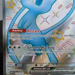 Pokemon TCG Mew ex 216/091 Paldean Fates PAF Shiny Full Art SIR Holo NM✨ - Image 2