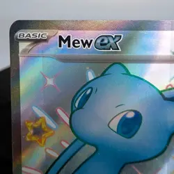 Pokemon TCG Mew ex 216/091 Paldean Fates PAF Shiny Full Art SIR Holo NM✨ - Image 3