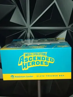 Pokemon TCG: MEGA EVO Ascended Heroes ETB Pokemon Center STAMPED new SEALED *MT* - Image 4