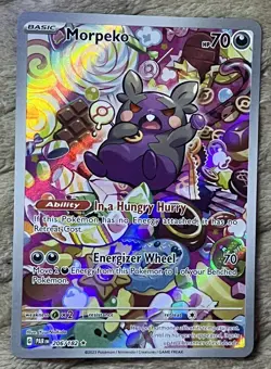 Pokemon TCG Morpeko 206/182 Holo Illustration Rare Full Art - NM to MINT! - Image 1