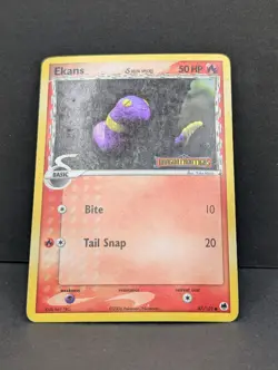 Ekans Delta 47/101 Dragon Frontiers Reverse Holo Pokemon TCG Yuka Morii MP - Image 3