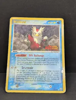 Delibird 21/109 Team Rocket Returns Reverse Holo Rare Pokemon TCG Yuka Morii HP+ - Image 3