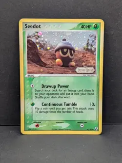 Seedot 61/92 Legend Maker Reverse Holo Rare Pokemon TCG Yuka Morii MP+ - Image 1