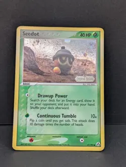 Seedot 61/92 Legend Maker Reverse Holo Rare Pokemon TCG Yuka Morii MP+ - Image 3