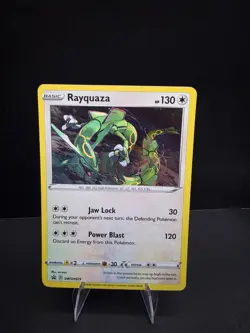 Pokemon TCG Rayquaza Pixel Cosmos Holo- Scarlet and Violet, Near Mint - Image 1