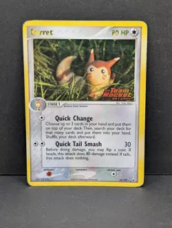 Furret 22/109 Team Rocket Returns Reverse Holo Rare Pokemon TCG Yuka Morii MP+ - Image 1