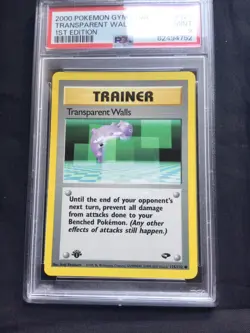 Pokemon: Gym Challenge 1st Edition Common: Transparent Walls 125/132 PSA 9 - Image 2
