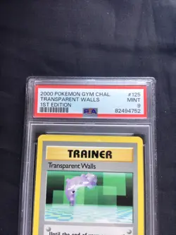 Pokemon: Gym Challenge 1st Edition Common: Transparent Walls 125/132 PSA 9 - Image 3