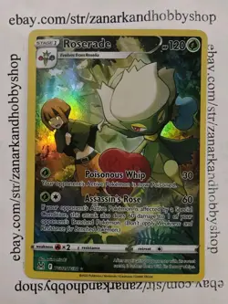 Pokemon Roserade TG02/TG30 Lost Origin NM - Image 1