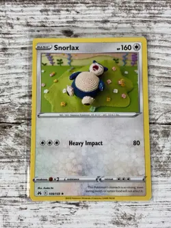 Snorlax 109/159 Crown Zenith NM Near Mint Pokemon - Image 1