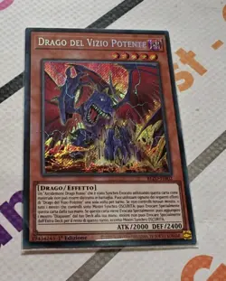 DRAGO DEL VIZIO POTENTE Segreta BLZD IT002 • 1Ed • Yu-Gi-Oh NUOVA PERFETTA - Image 1