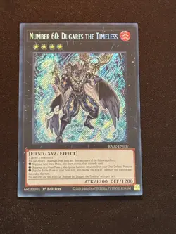 Yu-Gi-Oh! TCG Number 60: Dugares the Timeless RA02-EN037 Secret Rare 1st Ed. - Image 1