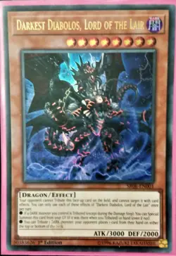 YuGiOh Darkest Diabolos, Lord of the Lair Ultra Rare 1st Edition SR06-EN001 - Image 1