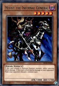 Mefist The Infernal General - Rare DCR-EN066 - LP - YuGiOh - Image 1