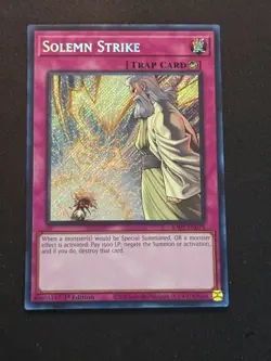 Yu-Gi-Oh! TCG Solemn Strike RA02-EN079 Secret Rare - NM/M - 1st Ed. - Image 1