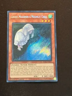 Yu-Gi-Oh! TCG Ghost Mourner & Moonlit Chill RA02-EN015 Secret Rare -NM/M-1st Ed. - Image 1