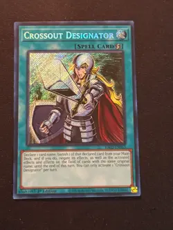 Yu-Gi-Oh! TCG Crossout Designator RA02-EN063 Secret Rare - NM/M - 1st Ed. - Image 1